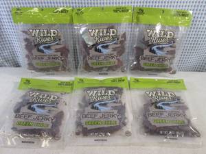 lot 203 image: (B-1) 6 Bags Wild River Green Chile Beef Jerky Past Date