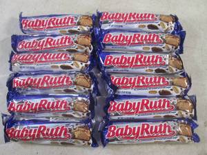 lot 285 image: (B-1) 12 Baby Ruth Candy Bars Past Date