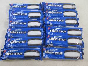 lot 288 image: (B-2) 12 - 4-Packs Oreo The Most Stuf Cookies Past Date