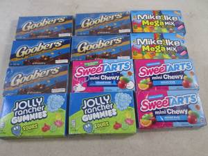 lot 294 image: (B-2) 12 Assorted Boxes of Candy Past Date