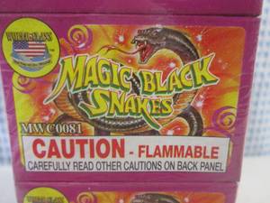 lot 140 image: (BSB) 50 Boxes of Magic Black Snakes - Bundle of 50 Boxes  6 Per Box