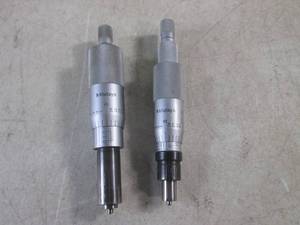 lot 6 image: (EC1) 2 Mitutoya 0-1  .0001 Micrometer Heads