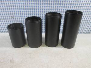 lot 72 image: (EC1) Lot of 4 Rifle Scope Sunshades 5, 4 12, 4 and 3 Lengths