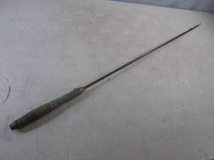 lot 80 image: (H-2) Vintage Metal Telescoping Fishing Rod 106 When Extended