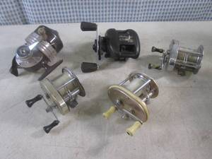 lot 87 image: (FS) 5 Assorted Fishing Reels See Photos