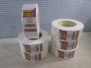 lot 316 image: (EC1) 6 Rolls of Double Sided Carpet Tape 2 in. x 30 yd.