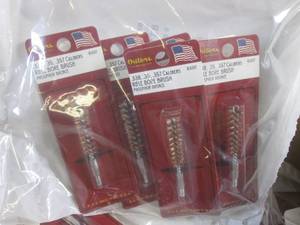 lot 319 image: (F-0) Case of 36 Outers .338, .35, .357 Calibers Rifle Bore Brushes - 6 inner bags of 6