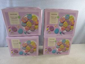 lot 331 image: (F-0) 4 Easter Eggs Sugar Cookie Kits Past Date