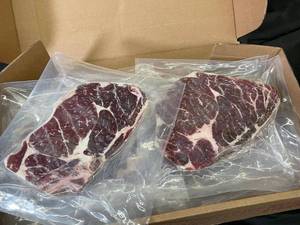 Box of Ribeye Steaks 7.10 lbs Pack date 09212022