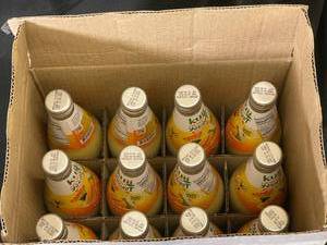 Kuii Mango coconut smoothie 12 pack 9.8oz bottles Best by 12152023