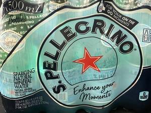 San Pellegrino Sparkling Water 12 pack 16.9oz bottles Best by 012024