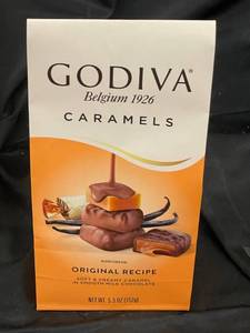 Godiva Caramels 3 Boxes Best by 102023