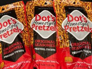 Dots Original Pretzels 3 Large 1 lb bags Best by 03132024