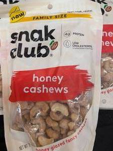 Honey Cashews 5 10.5oz bags Best by 06062024