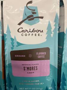 Caribou Smores Ground Coffee 3 Bags&nbspBest by 02062024