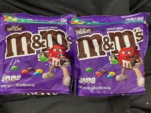 M&ampMs 2 Large bags Dark Chocolate&nbspBest by 012024