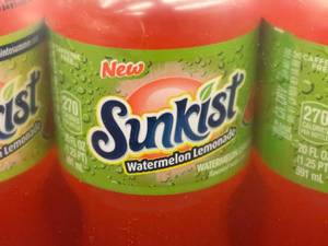 Sunkist Watermelon Lemonade 24 pack 20 oz bottles