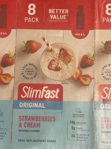 Strawberries and Cream Protien Shake 24 bottles&nbspBest by 11062023