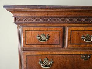 lot 10 image: Stunning Georgian Style Hi Boy Dresser