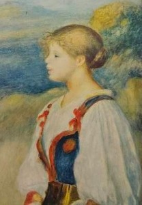 lot 74 image: Renoirs Girl With Basket of Oranges Framed Print