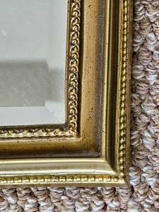lot 117 image: Gold Guild Arched Accent Wall Mirror