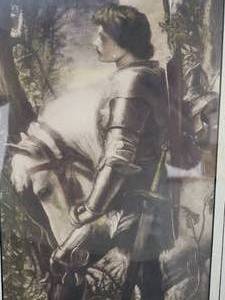 lot 48 image: Dreamlike Fine Art Print by George Frederick Watts - Sir Galahad