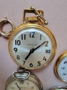 lot 61 image: Vintage Pocketwatch Collection - Westclox, Movement - (4)