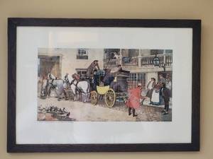 lot 52 image: Vibrant Vintage Fine Art Print by Currier & Ives -