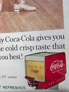 lot 14 image: COCA-COLA Advertising Ephemera with FREE SHIPPING - Wholesome Refreshment