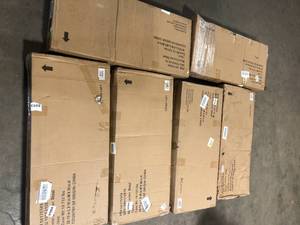 Lot of StyleWell Kipling White Metal Counter Stool with Back   Customer Returns See Pictures