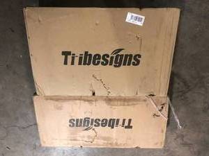 Tribesigns Cassey 70.8 in. Executive Desk with 35.4 in. File Cabinet Combo, L-Shaped Computer Desk Set, Brown   Customer Returns See Pictures