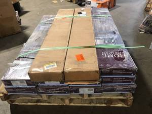 9 Boxes of Home Decorators Collection Bennett Valley Oak 12 mm T x 8 in. W Waterproof Laminate Wood Flooring (15.9 sqftcase) Customer Returns See Pictures