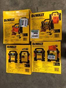Lot of Assorted Dewalt Portable Power Stations Various Models and Conditions   Customer Returns See Pictures