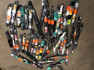 Lot of Assorted Power Rake Blade for Walk Behind Lawn Mowers  Various Sizes and Conditions Customer Returns See Pictures