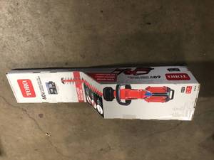 Toro 60V Cordless 24in Hedge Trimmer with Flex-Force Power System  Customer Returns See Pictures