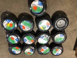 Lot of Arnold Universal 15 in. Front Wheel Assembly for Most Front Engine Riding Lawn Tractors  Customer Returns See Pictures