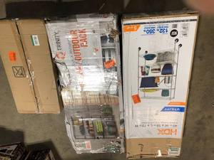 Lot of Assorted Shelving Various Models and Conditions  Customer Returns See Pictures
