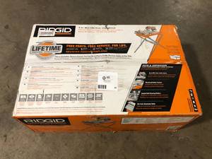 RIDGID 9-Amp 7 in. Blade Corded Wet Tile Saw with Stand Customer Returns See Pictures