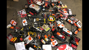 Huge Lot of Assorted Hand Tools and Hardware Various Models and Conditions     Customer Returns See Pictures