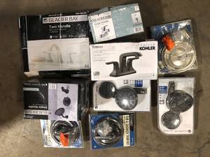 Lot of Assorted plumbing Items Customer Returns See Pictures