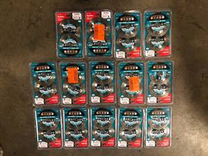 Lot of Makita X-LOCK 4-12 in. Turbo Rim Diamond Blade for Masonry Cutting (2-Pack)  Customer Returns See Pictures