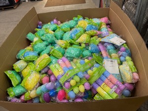 Pallet with Assorted easter eggs and more See Pics