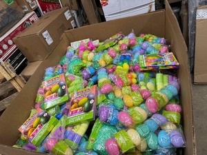 Pallet with Assorted easter eggs and more See Pics