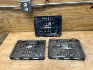 lot 61 image: HYPER TOUGH Lot of 3- 100-Piece Drill & Drive Bit Sets