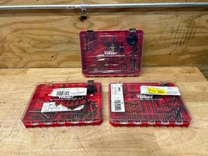 lot 62 image: HYPER TOUGH Lot of 3- 100-Piece Drill & Drive Bit Sets