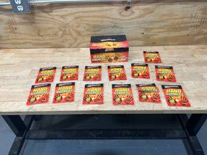lot 68 image: GRABBER Case of 40  13 Loose Packs of Hand Warmers (2 warmers per pack)