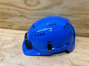 lot 33 image: MILWAUKEE BOLT Blue Type 2 Class C Front Brim Vented Safety Helmet