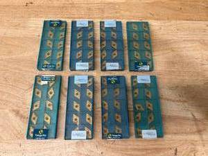 lot 55 image: INGERSOLL Lot of 8 Packs of- DNMG 15048 MC TT3500 Turning Inserts