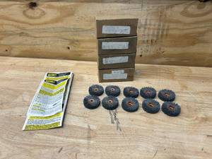 lot 56 image: Lot of 4 Boxes of- Wire Wheel Brushes (10 per box)