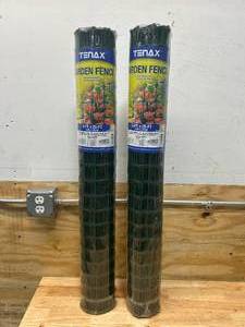 lot 60 image: TENAX Lot of 2 Rolls of- Garden Fence (3 FT x 25 FT Per Roll)